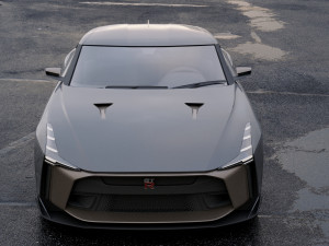 nissan gt-r50 2018 Modello 3D