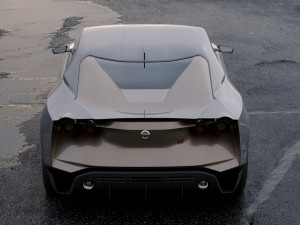 nissan gt-r50 2018 Modello 3D