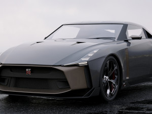 nissan gt-r50 2018 Modello 3D
