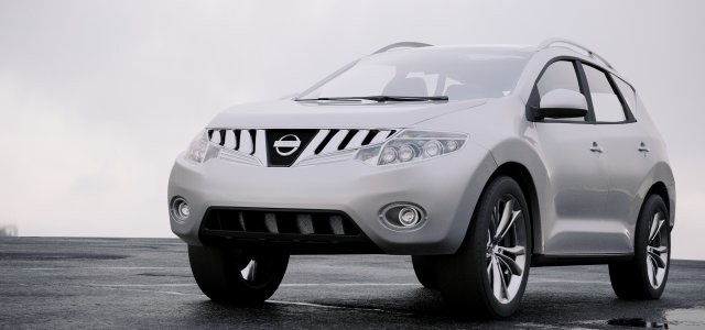 nissan murano 2009 3D Model .c4d .max .obj .3ds .fbx .stl .blend 