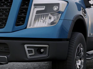 nissan titan crew cab 2016 3D Model