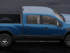 nissan titan crew cab 2016 3D Model