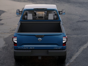 nissan titan crew cab 2016 Modèle 3D