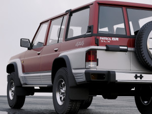 nissan patrol y60 1987 3D Model