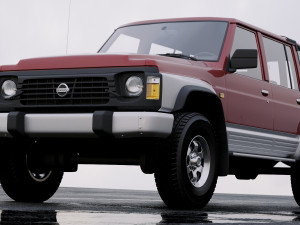 nissan patrol y60 1987 3D Model
