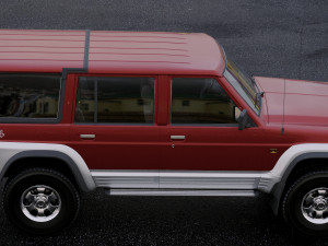 nissan patrol y60 1987 3D Model
