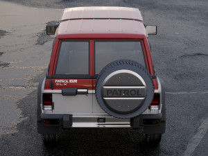 nissan patrol y60 1987 3D Model