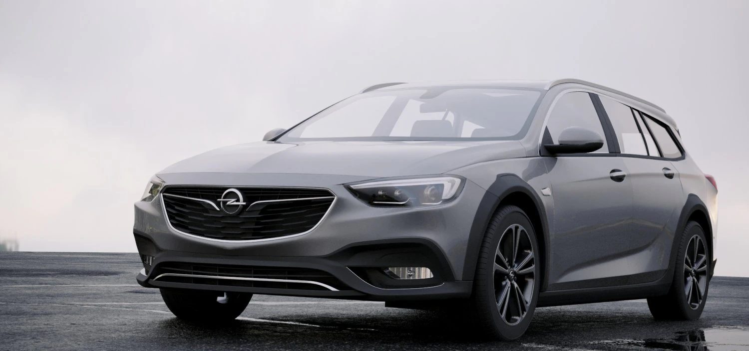 opel insignia country tourer 2017 3D Model .c4d .max .obj .3ds .fbx .stl .blend 