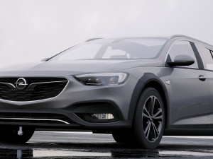 opel insignia country tourer 2017 Modello 3D