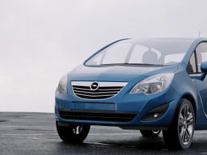 opel meriva b 2011 Modelo 3D