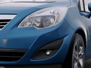 opel meriva b 2011 3D Model
