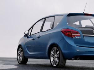 opel meriva b 2011 Modèle 3D