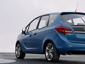 opel meriva b 2011 3D Model