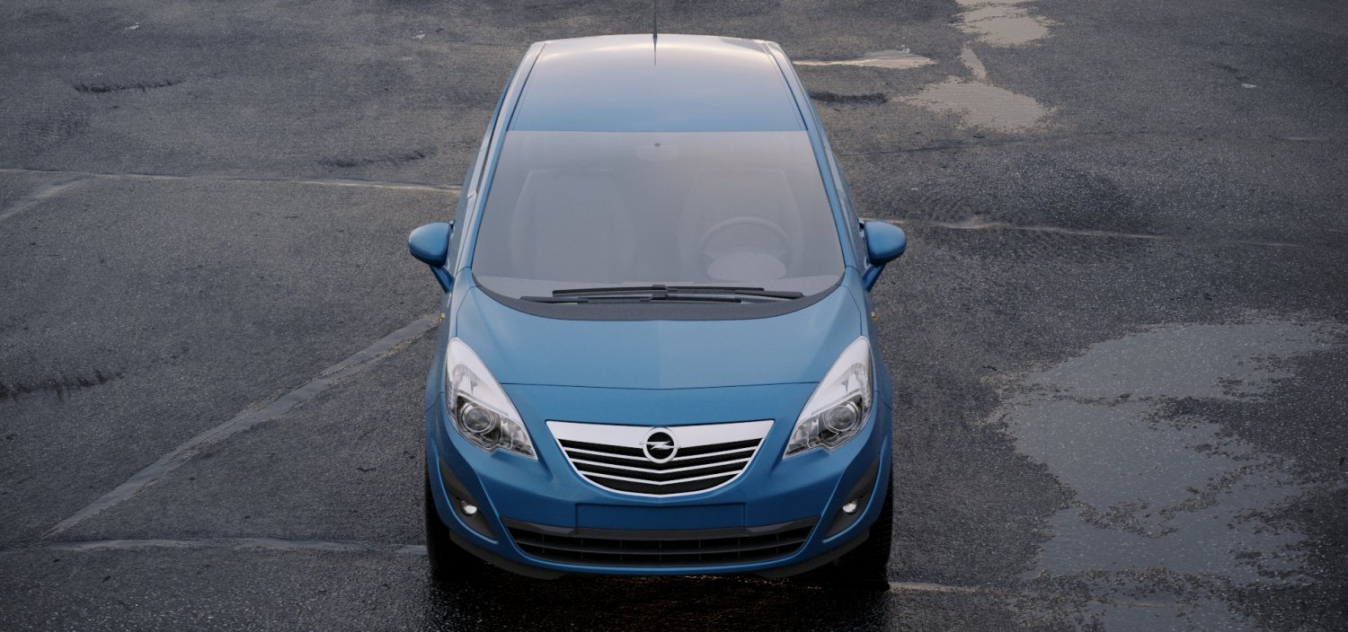 Opel Meriva B 2011 3D model