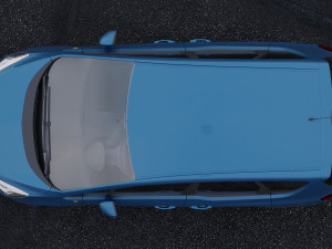 opel meriva b 2011 Modèle 3D