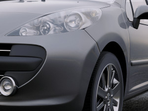 peugeot 207 2006 3D Model