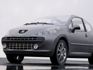 peugeot 207 2006 3D Model