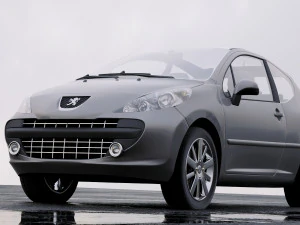 peugeot 207 2006 3D Model