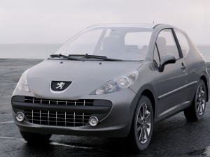 peugeot 207 2006 3D Model