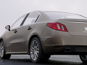 peugeot 508 saloon 2011 Modello 3D