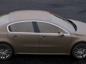 peugeot 508 saloon 2011 3D Model