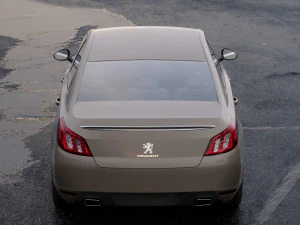 peugeot 508 saloon 2011 3D Model
