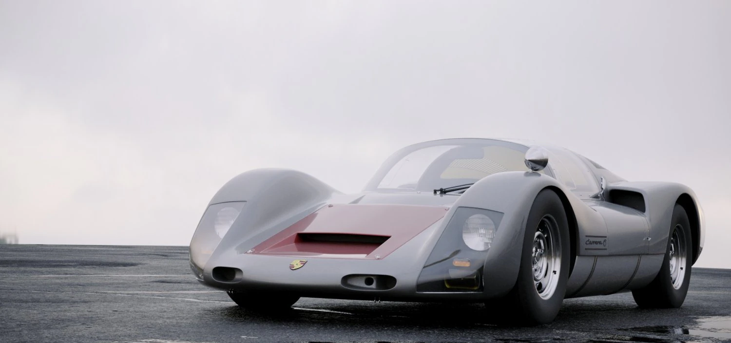 porsche 906 carrera coupe 1966 3D Model .c4d .max .obj .3ds .fbx .stl .blend 
