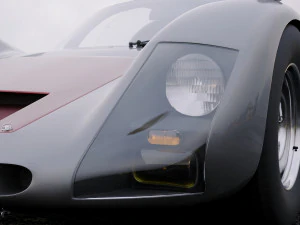 porsche 906 carrera coupe 1966 3D Model