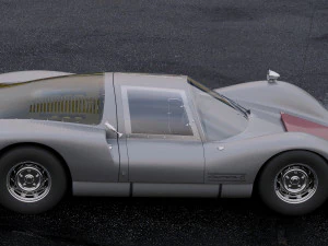 porsche 906 carrera coupe 1966 3D Model