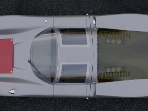 porsche 906 carrera coupe 1966 3D Model