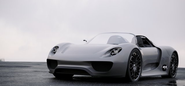 porsche 918 spyder 2011 3D Model .c4d .max .obj .3ds .fbx .stl .blend 