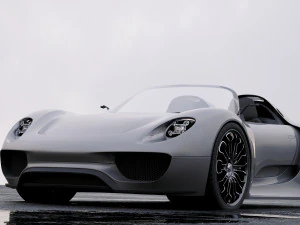 porsche 918 spyder 2011 3D Model
