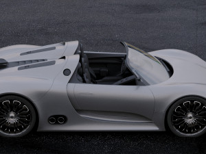 porsche 918 spyder 2011 3D Model