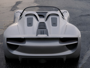 porsche 918 spyder 2011 3D Model