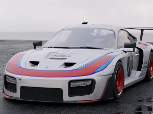 porsche 935 2019 3D Model