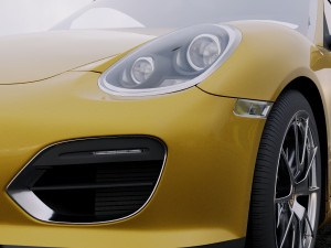 porsche boxster spyder 2011 3Dモデル
