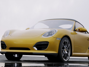 porsche boxster spyder 2011 3Dモデル