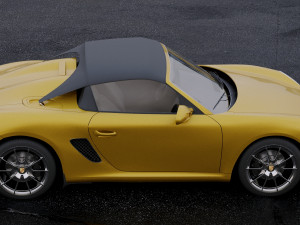 porsche boxster spyder 2011 3Dモデル