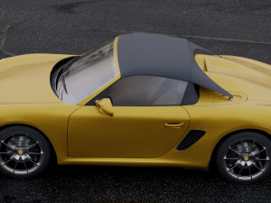 porsche boxster spyder 2011 3Dモデル