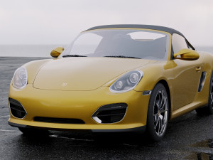 porsche boxster spyder 2011 3Dモデル