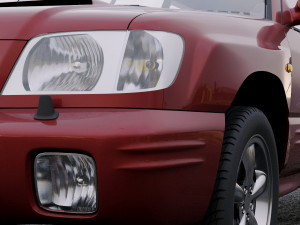 subaru forester s-turbo 2000 3D Model