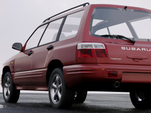 subaru forester s-turbo 2000 3D Model