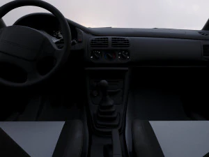 subaru impreza coupe 1995 3D Model
