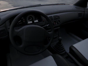 subaru impreza coupe 1995 3D Model