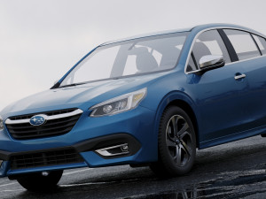subaru legacy touring 2020 3D Model
