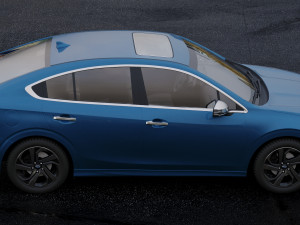 subaru legacy touring 2020 Modèle 3D
