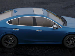 subaru legacy touring 2020 3D Model
