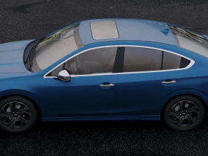 subaru legacy touring 2020 3D Model