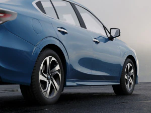 subaru legacy touring 2020 3D Model