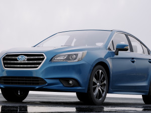 subaru legacy 2014 3D Model